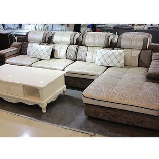 现货供应 创意沙发简约组合布艺沙发 批发零售